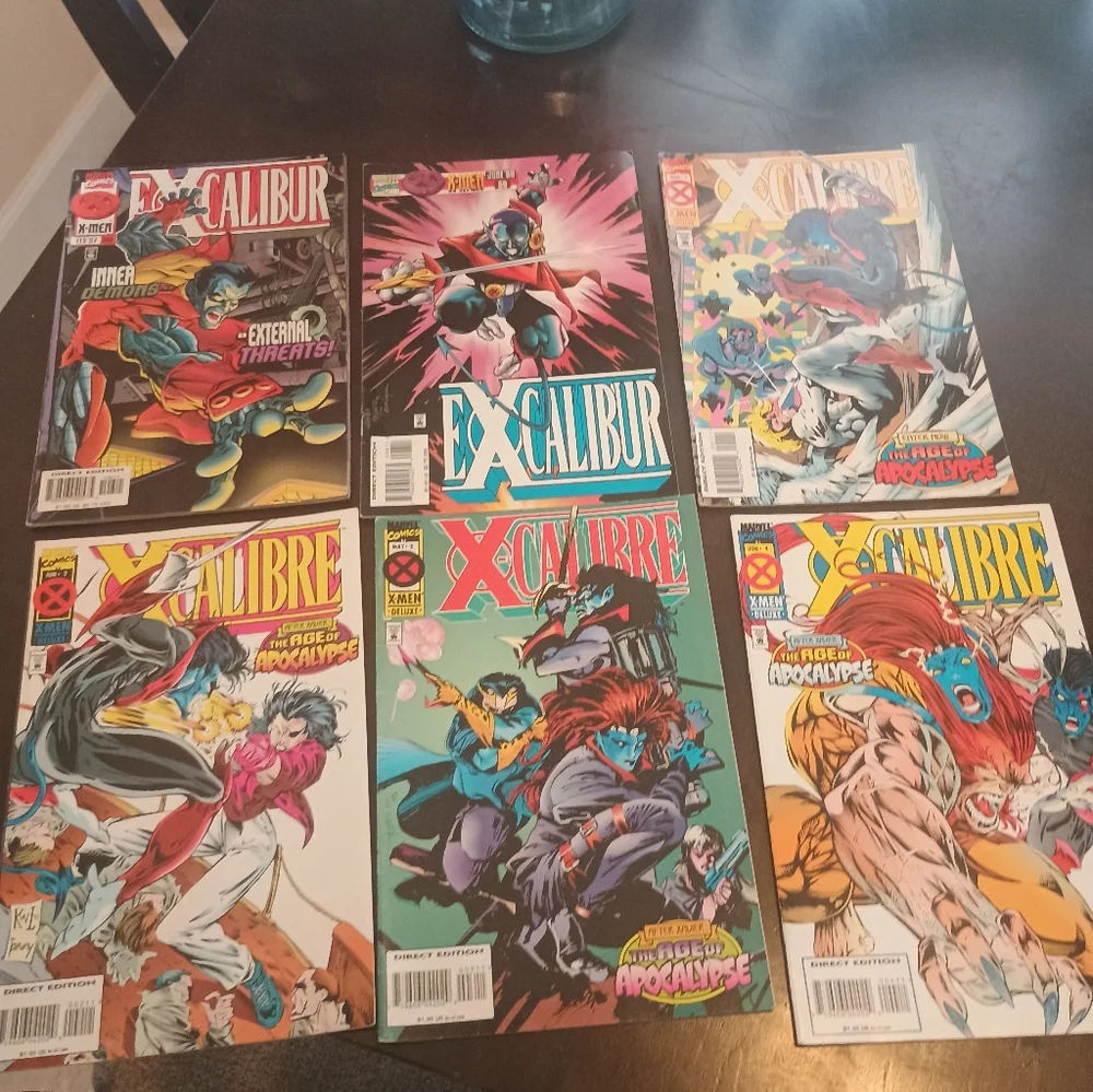 collection of Marvel comic books from the 1995 "Age of Apocalypse Bundle Lot - Picture 4 of 13